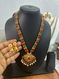 Stylish Matte Gold Necklace Designs