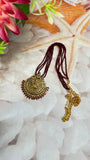 Temple Style Red Beads